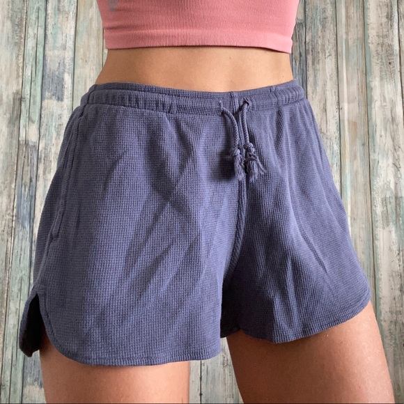 Brandy Melville Pants - NWT Brandy Melville blue comfy sweat shorts